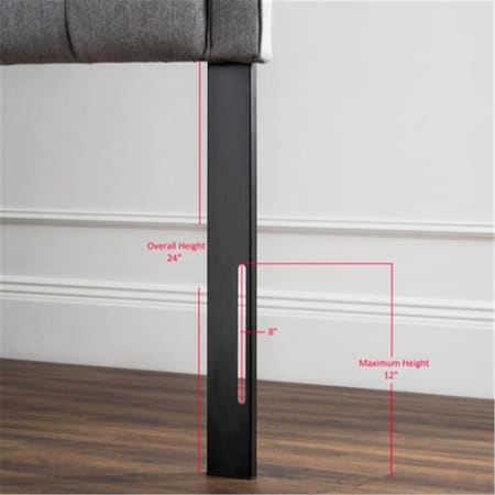 Safavieh Arebelle Twin Size Headboard, Grey MCR4034D